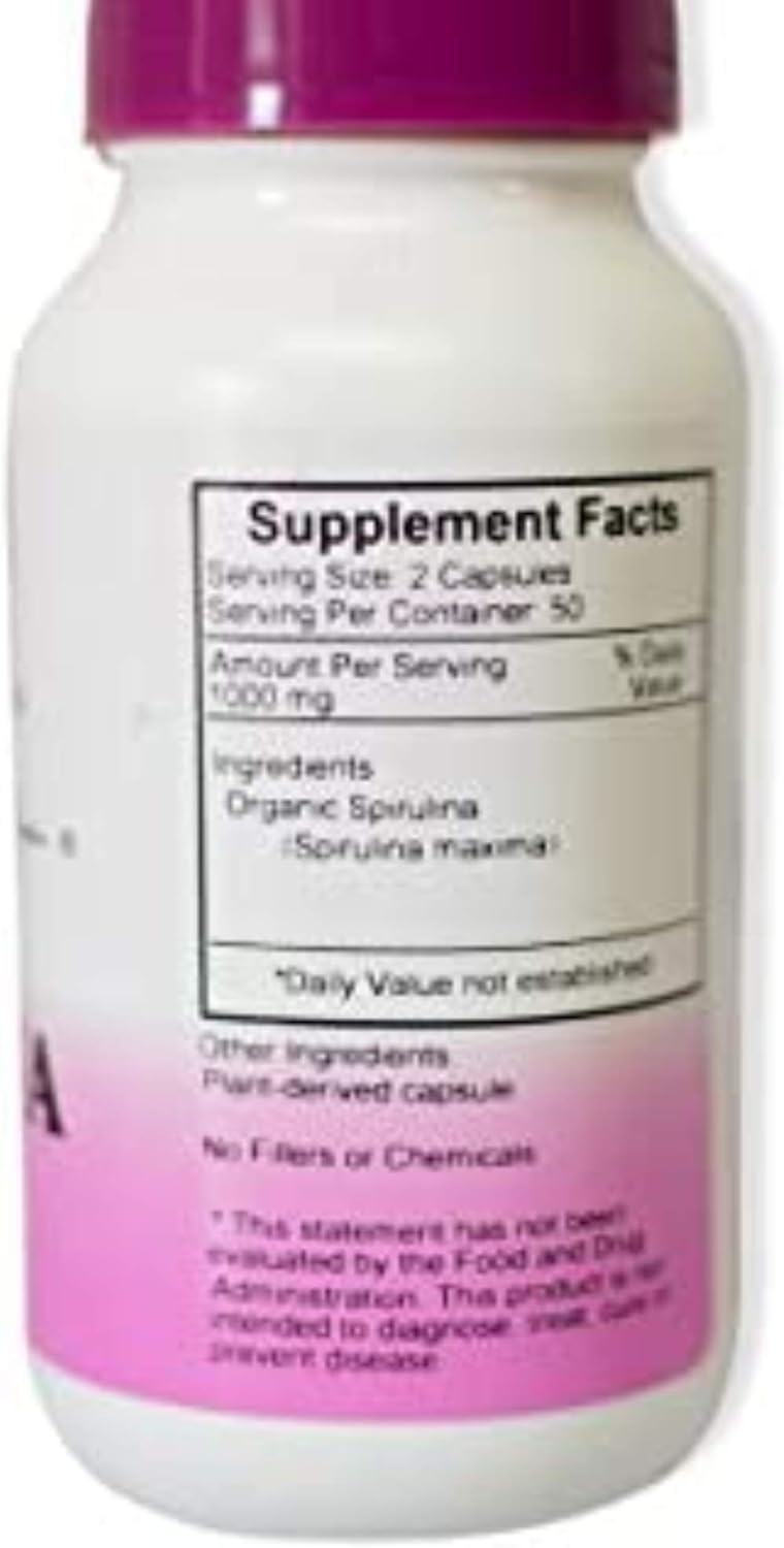 Christopher's Original Formulas Spirulina Supplement - 100 Vegetarian Capsules