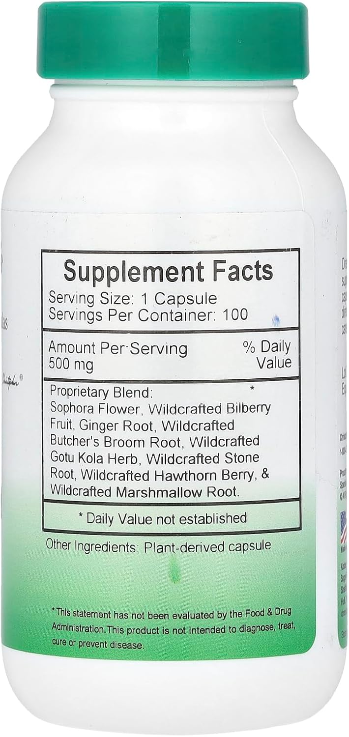 Christopher's Original Formulas V-Vein Formula 500mg - 100 Vegetarian Capsules