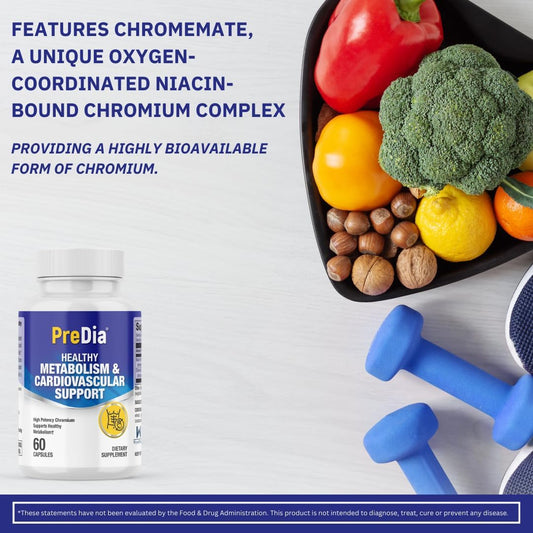 Chromium 200mcg Supplement for Metabolism and Heart Health
