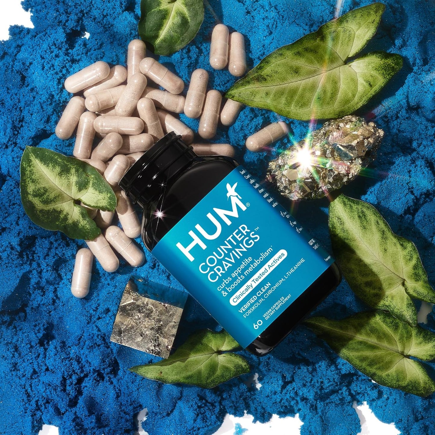 Chromium Craving Suppressants with L-Theanine, Seaweed Extract & Forskolin for Healthy Lifestyle - 60 Count