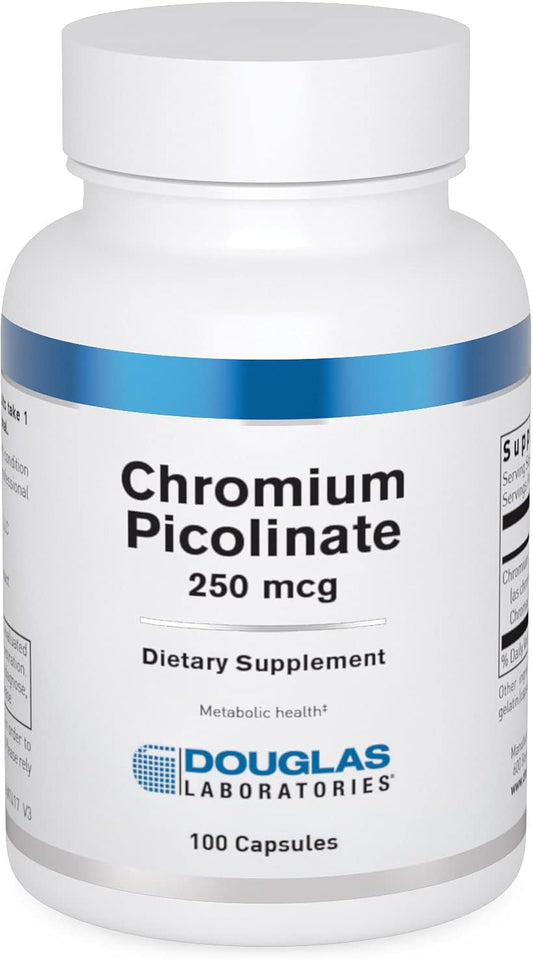 Chromium Picolinate Capsules for Healthy Metabolism - 250 mcg, 100 Count by Douglas Laboratories