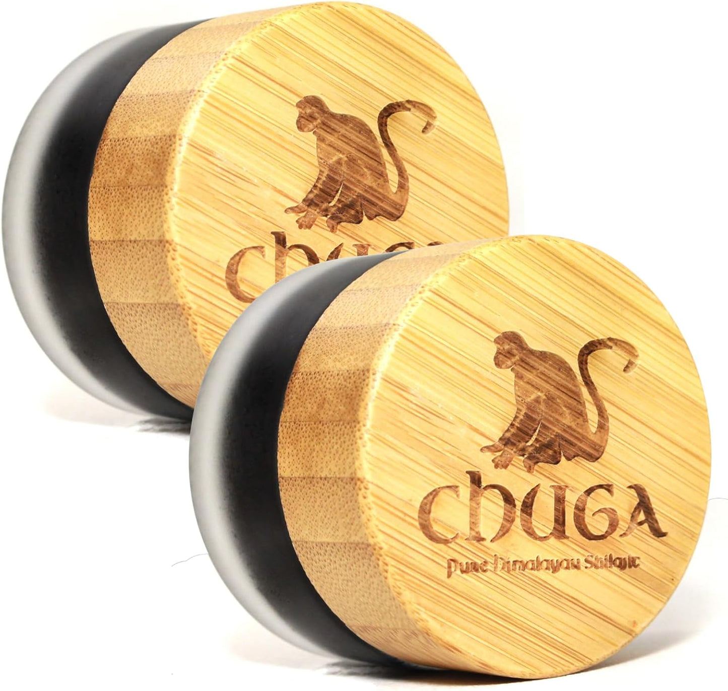 Chuga's Pure Himalayan Shilajit Resin - Grade A Organic Shilajit, 74+ Fulvic Acid, Lab Tested in USA - 100 Servings (2 Pack)