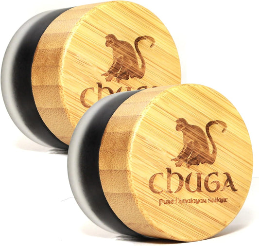 Chuga's Pure Himalayan Shilajit Resin - Grade A Organic Shilajit, 74+ Fulvic Acid, Lab Tested in USA - 100 Servings (2 Pack)