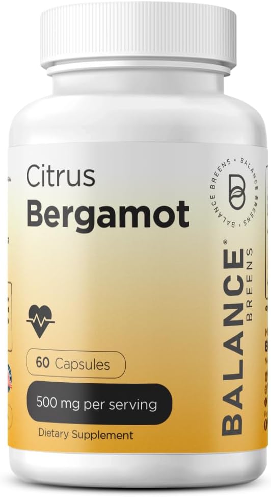 Citrus Bergamot and Zinc Supplement Combo by Balancebreens: 500mg Bergamot + 50mg Zinc - BoostGo Australia