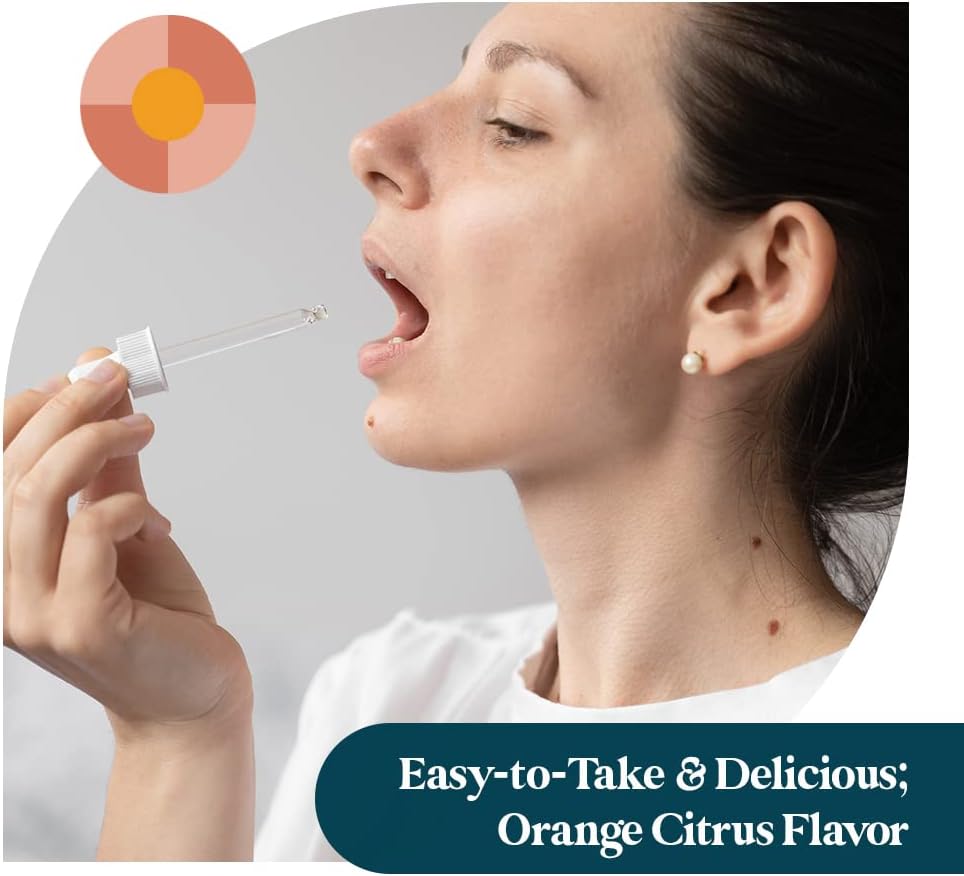 Citrus Flavored Vegan Liquid Drops - Pattern Wellness Vitamin B12 Supplement - 5000 mcg Methylcobalamin - Immune & Cardiovascular Support - 2 fl. oz