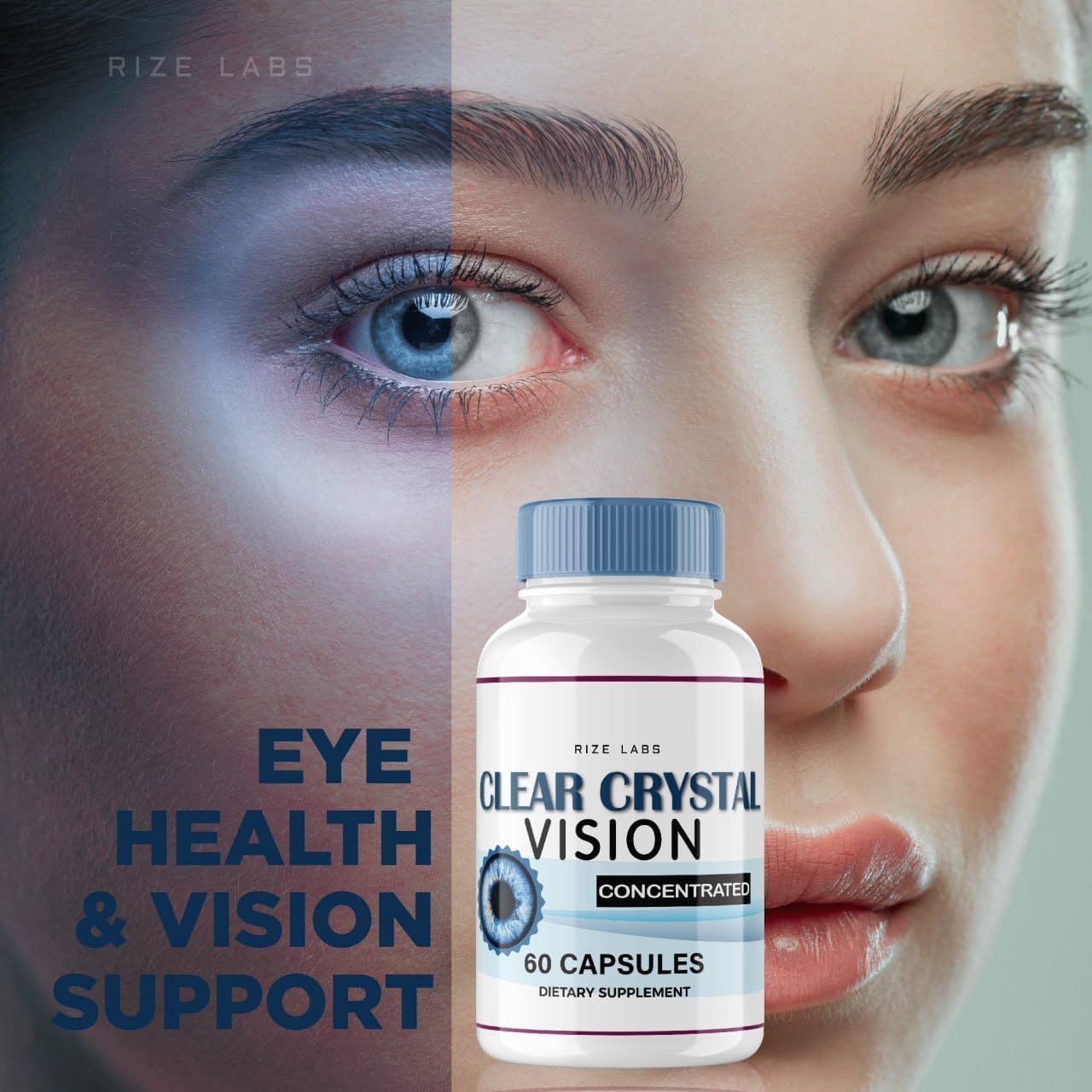 Clear Crystal Vision Supplement - 5 Pack for Healthy Eyes - 300 Capsules Formula Reviews