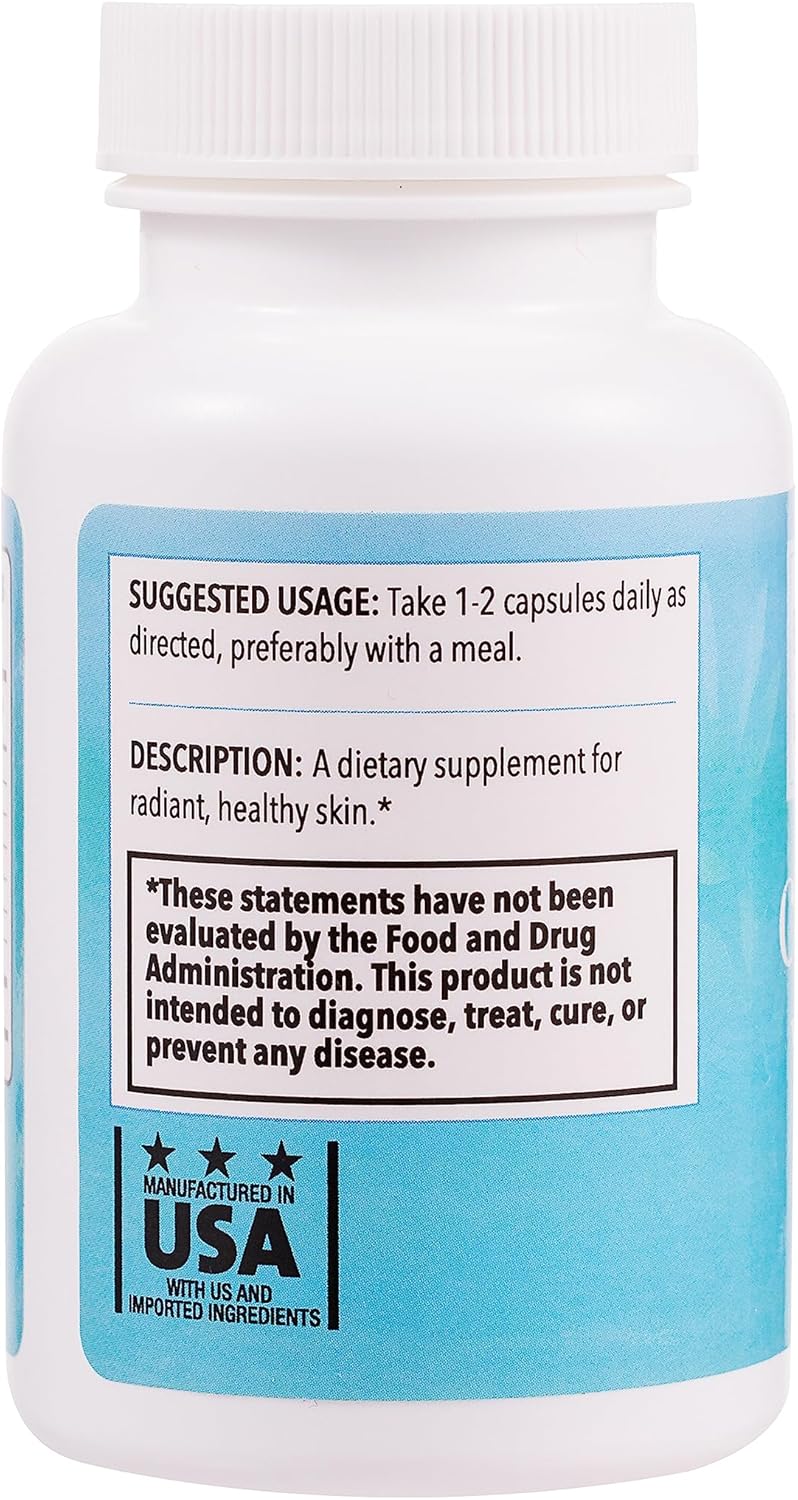 Clear Skin Vitamins for Hormonal & Cystic Acne Control - Dermatologist Developed Supplement for Healthy Glowing Skin in Women & Men