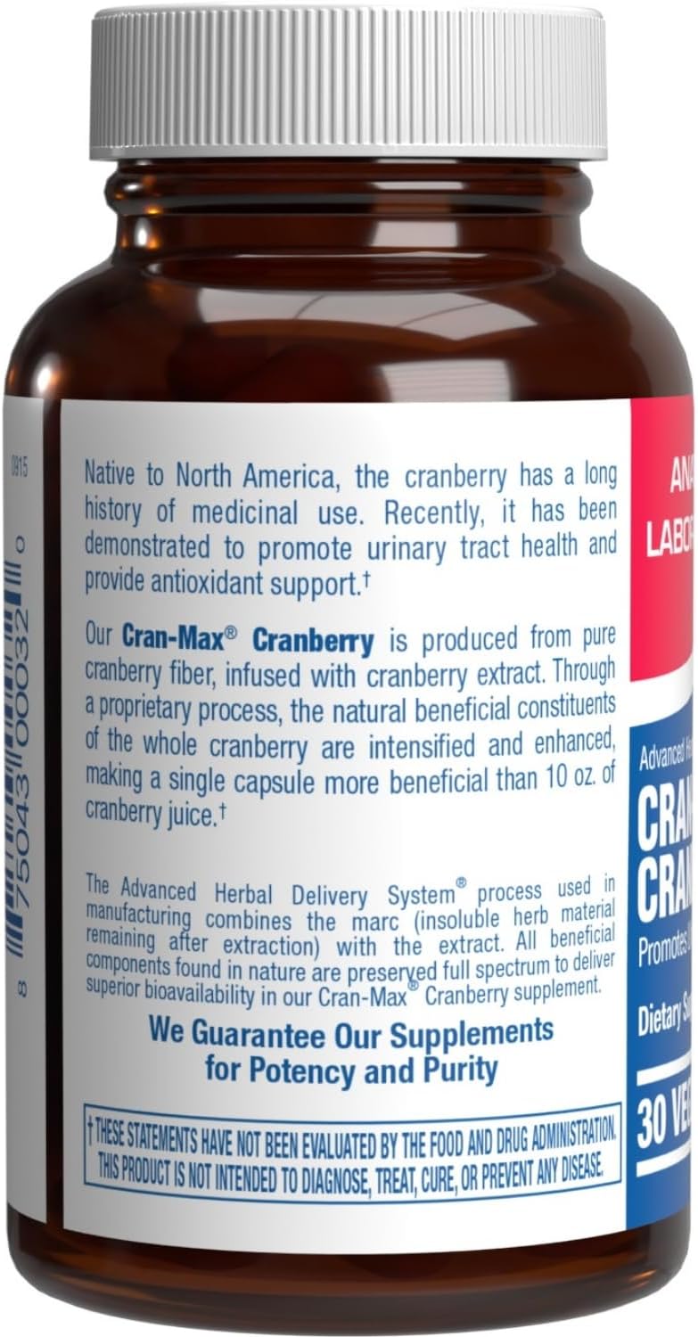 Clinical Strength Cranberry Capsules for Women - Supports Urinary Tract Health - Super Potent Vegan Formula - Non-GMO