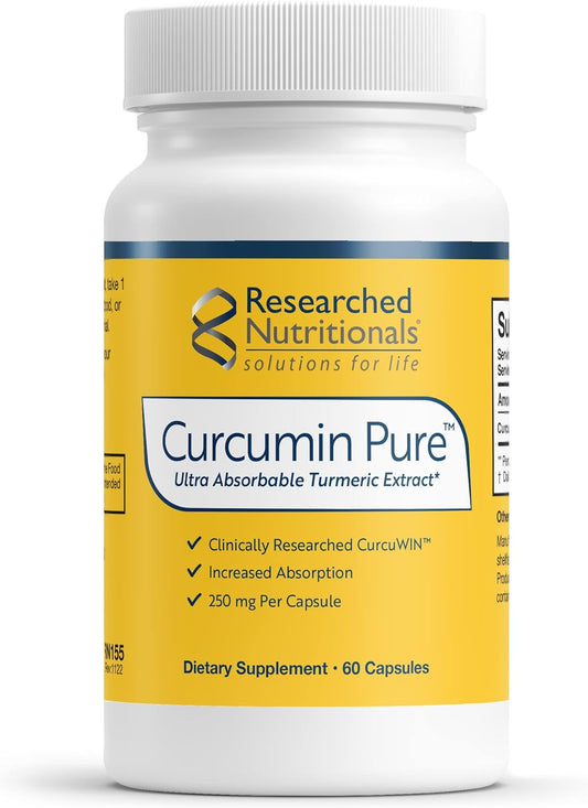 Clinically Researched Curcumin Pure Supplement - 46x More Absorbable Than Traditional Turmeric Extract (60 Vegan Capsules) - BoostGo Australia