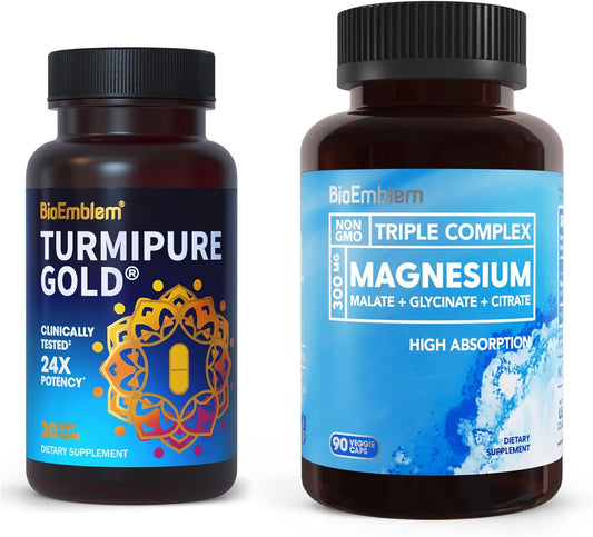 Clinically Studied TurmiPure with BioEmblem Triple Magnesium Complex for Enhanced Wellness