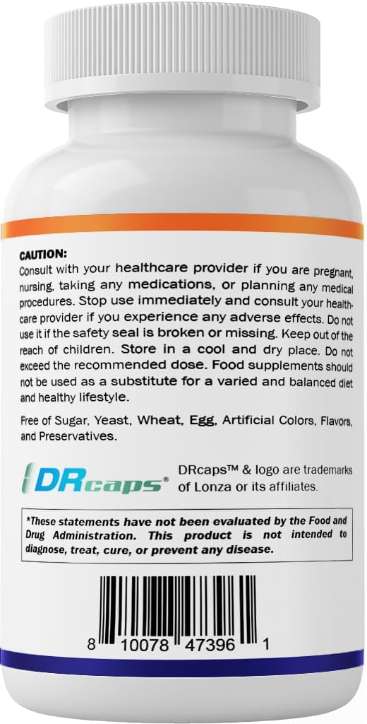 Clostridium butyricum 25 Million DR Capsules for Gut Health with Prebiotic Inulin Fiber - 60 Capsules