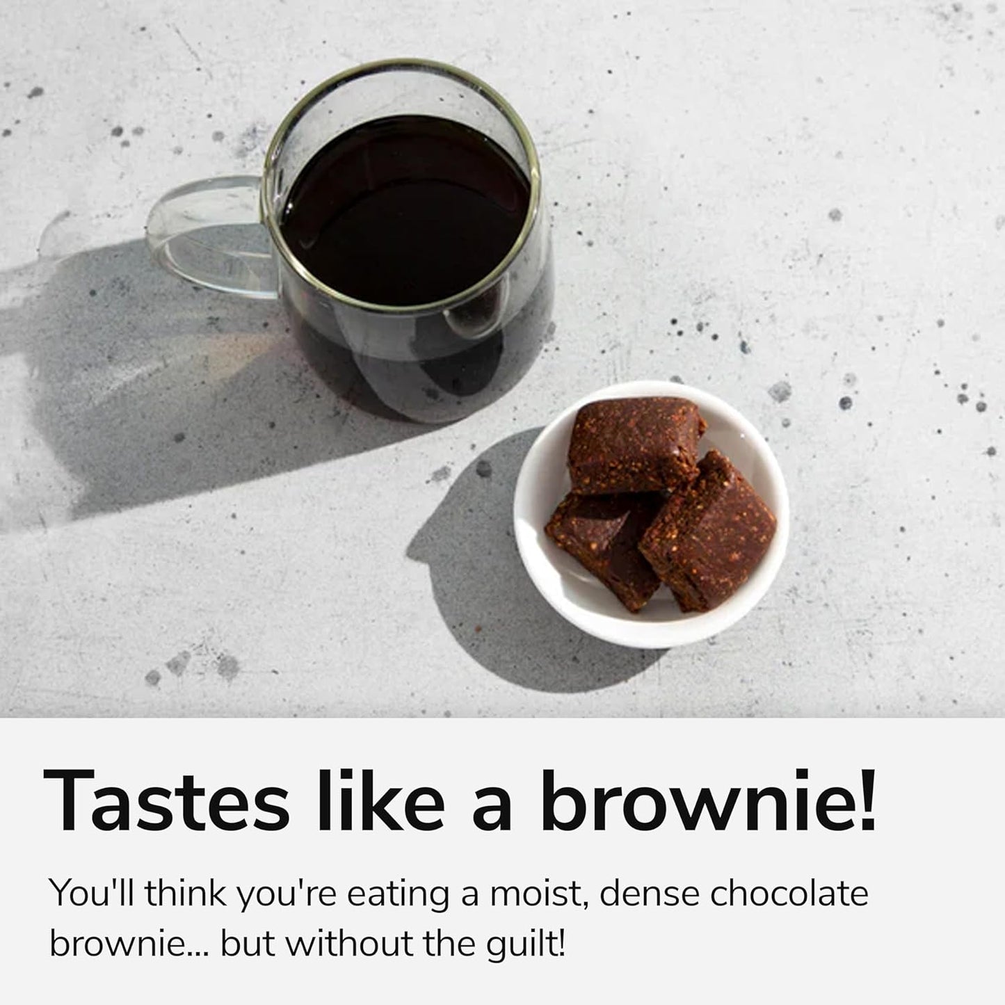 Cocoa Espresso Brownie Wellness Bites: 10 Count for Reduced Fatigue, Improved Digestion, and Brain Function Support