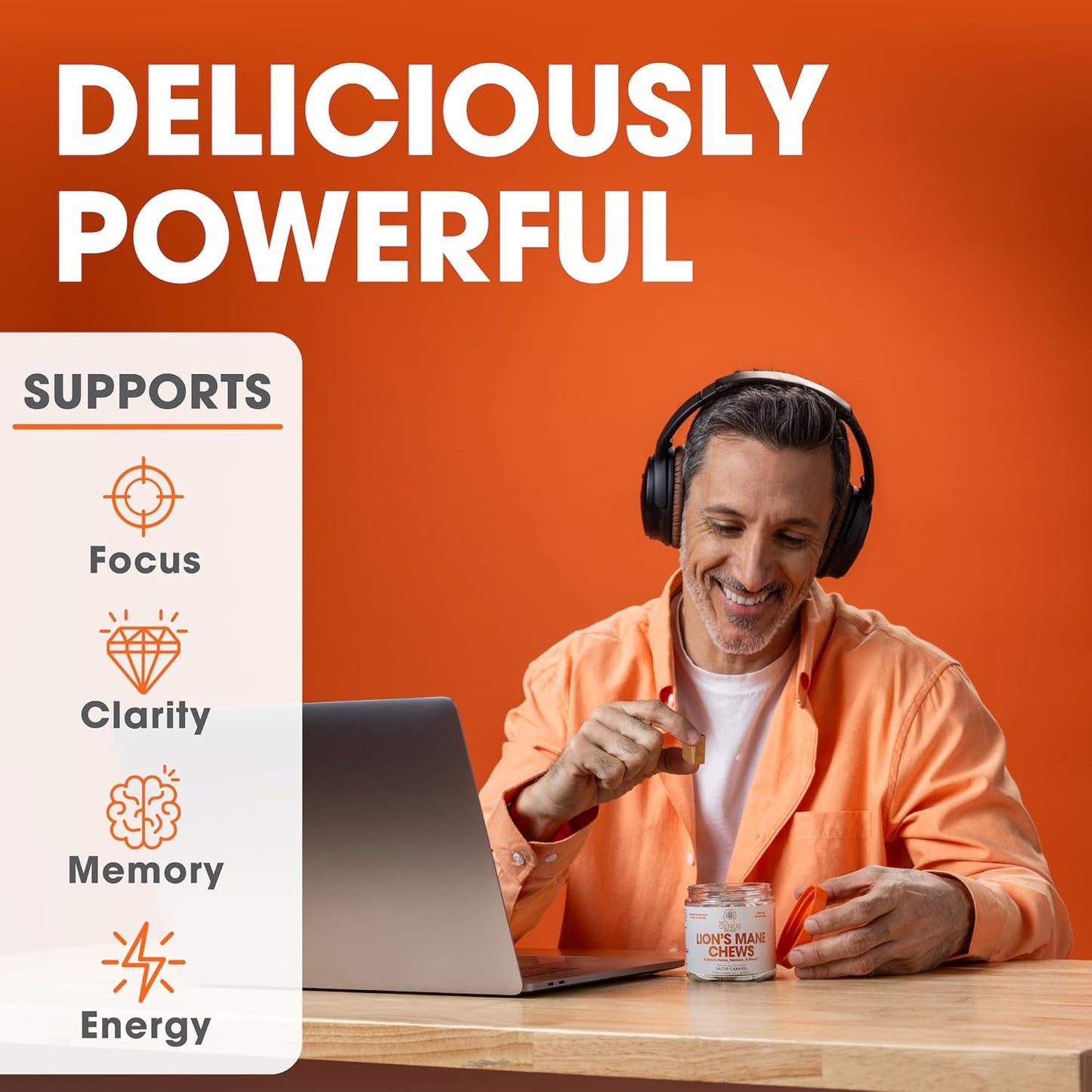 Cognitive Clarity & Digestive Support Bundle - Lion’s Mane Chews & Glucomannan Capsules for Wellness & Weight Management