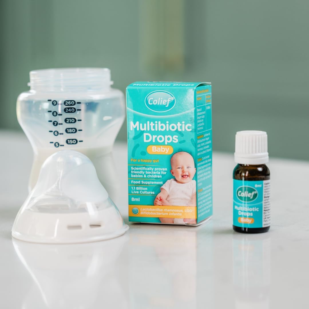 Colief Baby Probiotic Drops | 1.1 Billion Live Cultures | Lactobacillus Rhamnosus & Bifidobacterium Infantis | Birth-Safe | Scientifically Proven | 0.27 Fl Oz