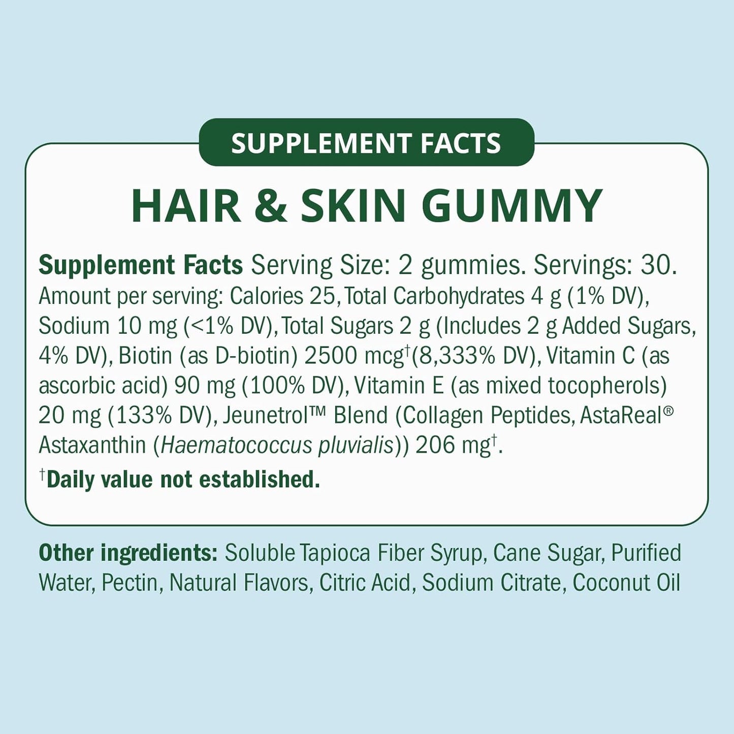 Collagen & Astaxanthin Gummy for Hair, Skin & Nails - Supports Healthy Aging, Joint Health, Immune System & Wrinkle Reduction - 60 Count