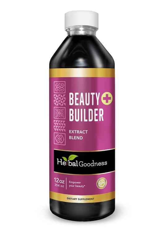 Collagen Beauty Builder 12oz for Women - Enriched with Herbal Goodness for Skin, Hair, and Nail Health - 23 Servings