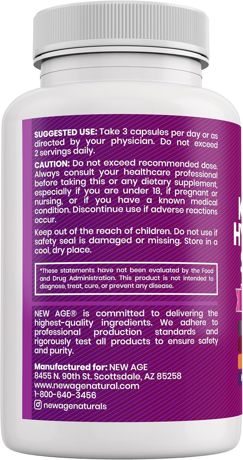 Collagen, Biotin, Keratin, Saw Palmetto, Hyaluronic Acid Pills - Hair Skin Nails Vitamins with DHT Blocker - 90 Count