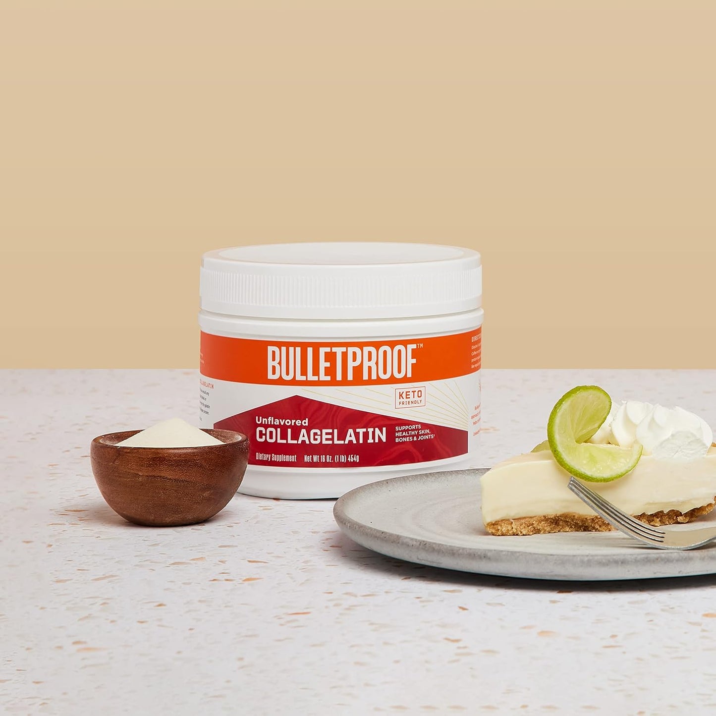 Collagen-Enriched Bulletproof Gelatin for Keto and Paleo Recipes (16 oz)
