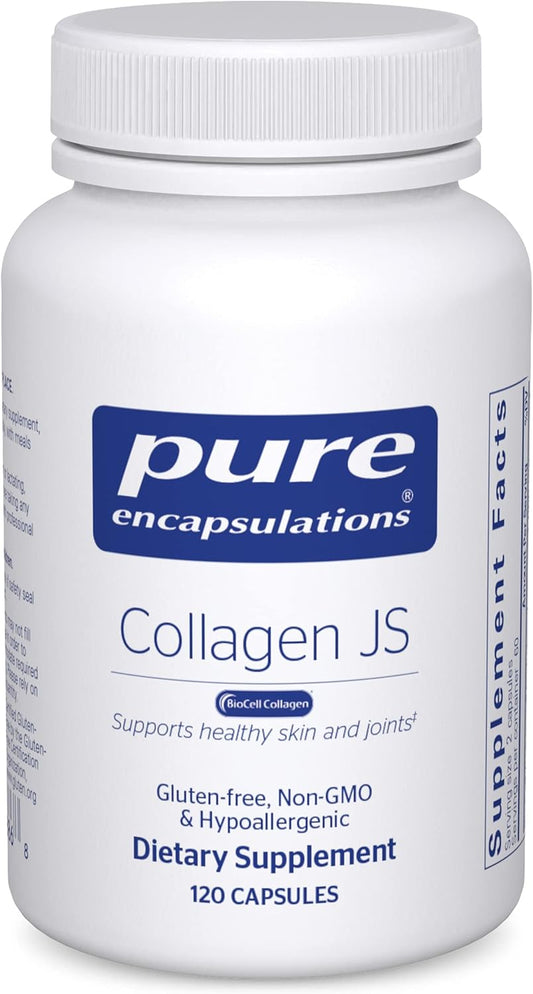 Collagen JS Capsules - 1,000mg Hydrolyzed Biocell Collagen - Skin & Joint Health Support - Gluten Free & Non-GMO - 120 Count - BoostGo Australia