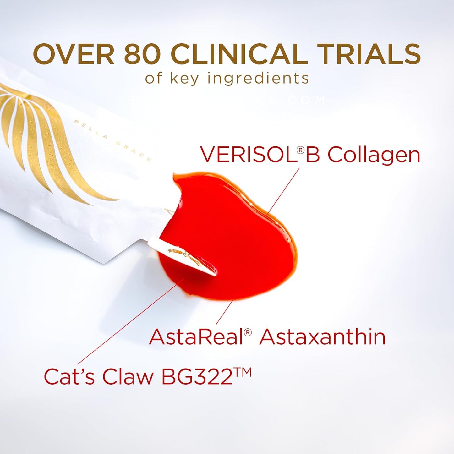 Collagen Peptides Supplement with Verisol, Astaxanthin, and Cat’s Claw for Skin Care & Health, Supports Collagen Regeneration & Antioxidant Protection - 30 Servings