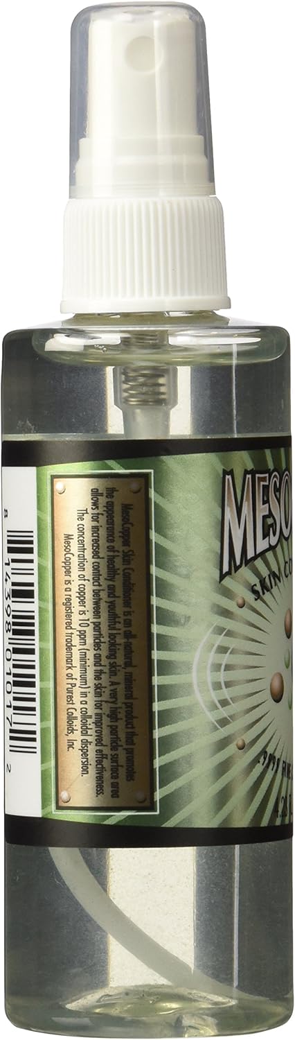 Colloidal Copper Skin Conditioner Spray 125 mL - Purest Colloids MesoCopper ® Formula