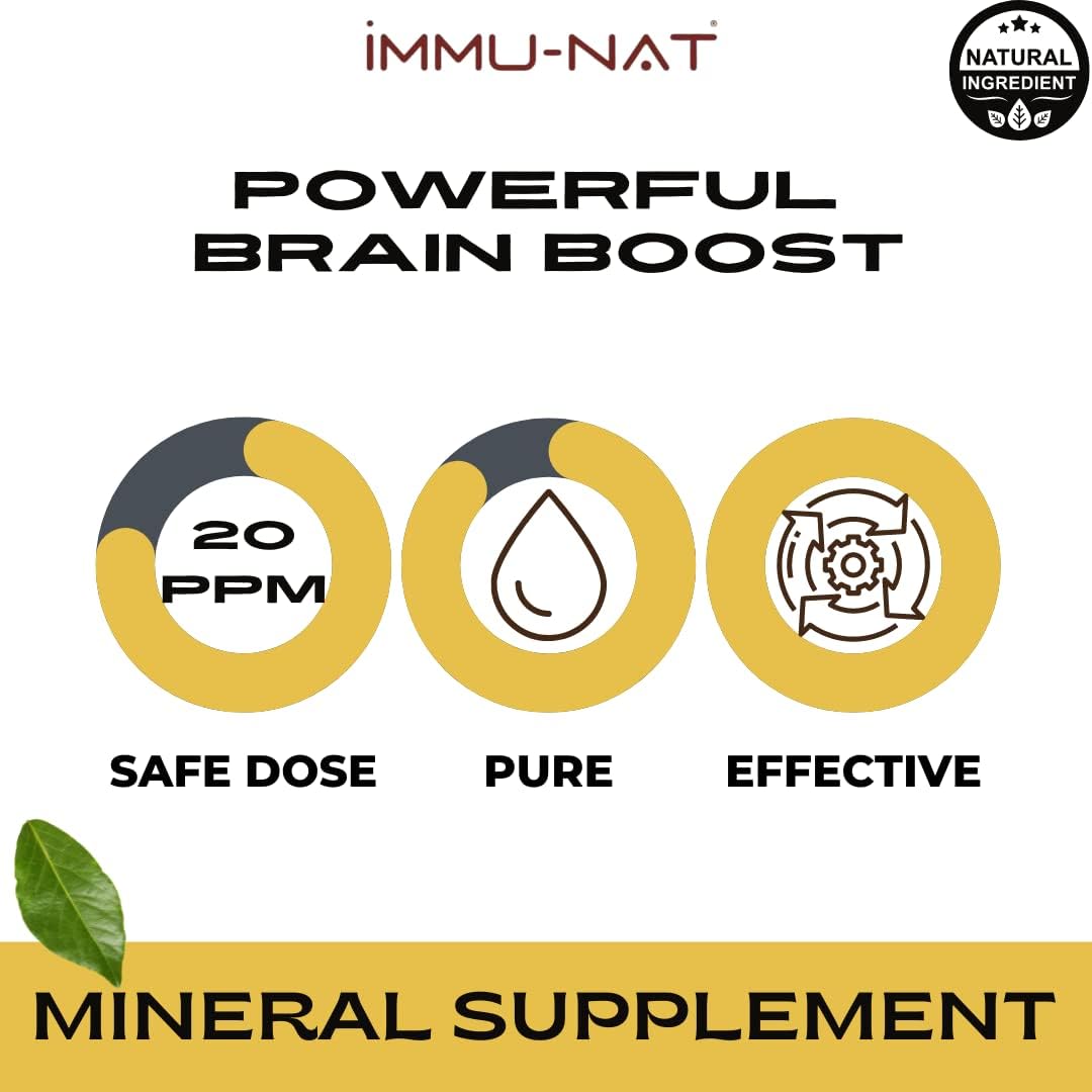 Colloidal Gold Water 24K Pure Liquid Supplement - 20PPM (8.5oz) for Cognitive Function, Focus, Creativity, Calmness, Sleep Aid - Pineal Gland Decalcification