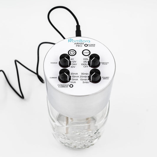 Colloidal Silver Generator Kit 99.99% Pure Silver Wire | AirMixPRO | Compatible with US, UK, EU, AU Power Plug
