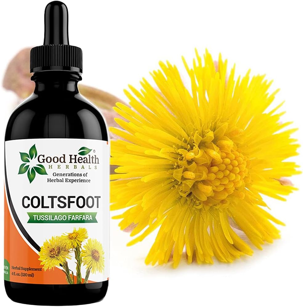 Coltsfoot Herbal Extract (4 oz.) for Immune Support & Respiratory Health