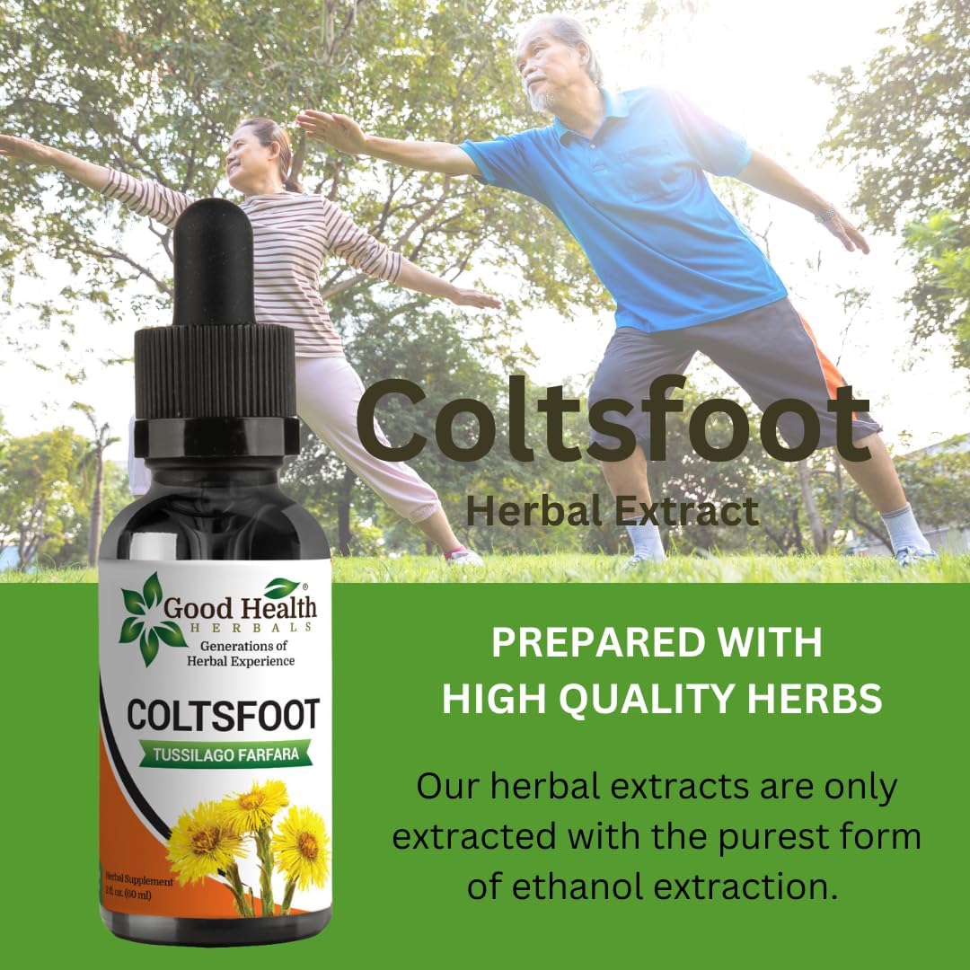 Coltsfoot Herbal Extract (4 oz.) for Immune Support & Respiratory Health
