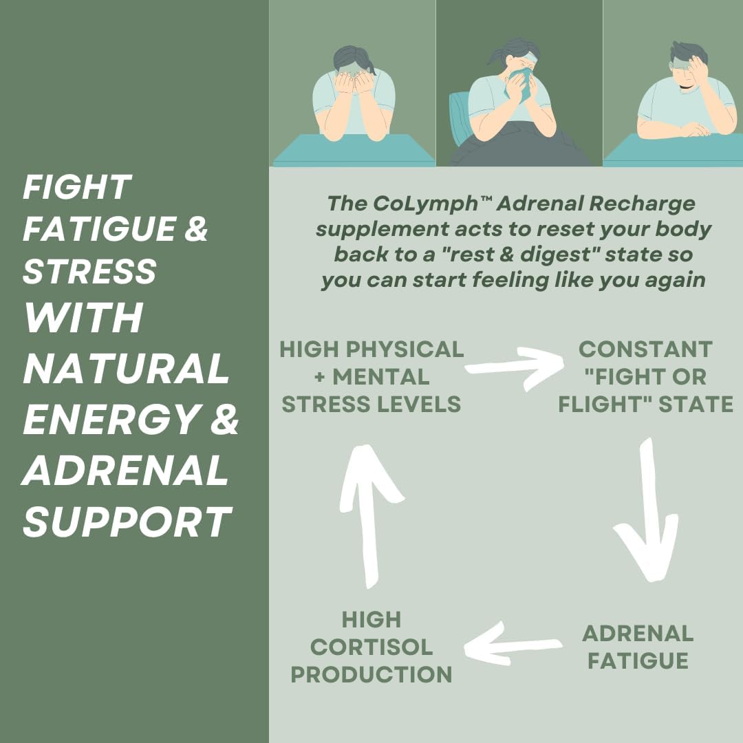CoLymph® Adrenal Recharge: Vegan Adaptogen for Stress & Energy Support