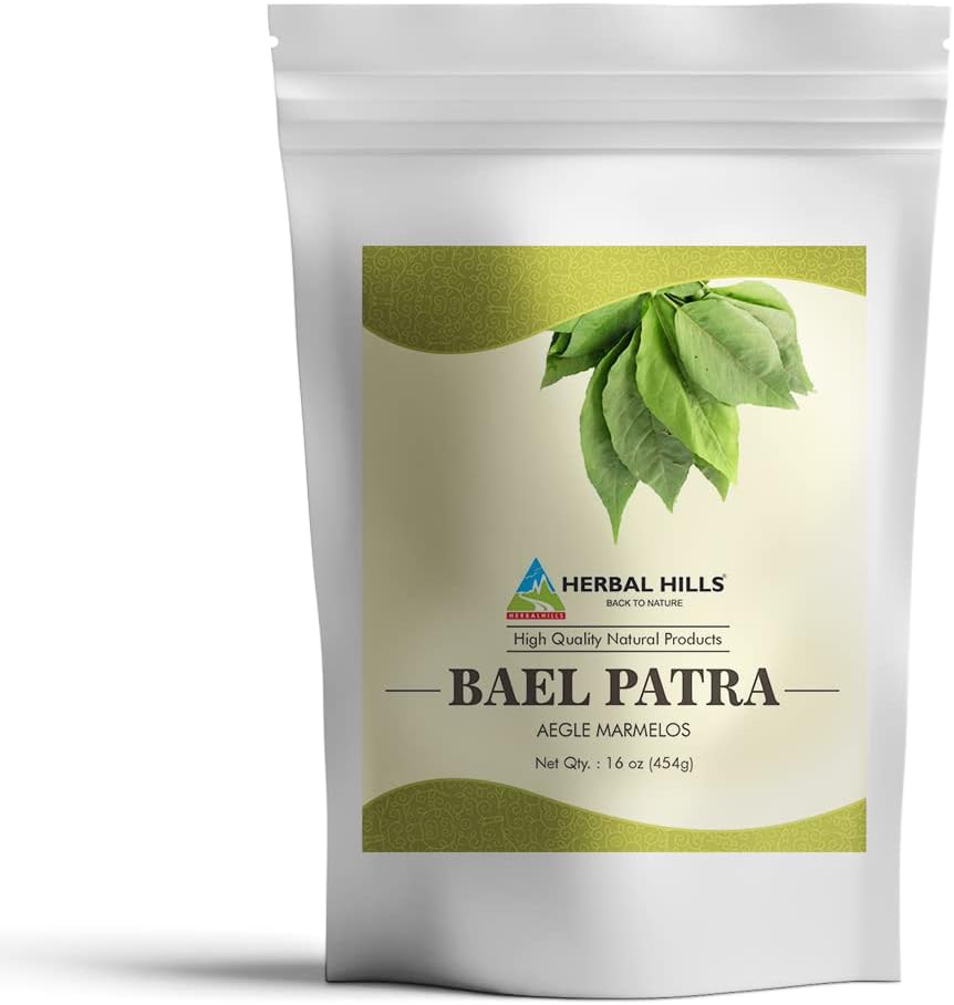 Combo Pack: Herbal Hills Neem Leaf Powder and Bilva Bael Leaf Powder - Set of 2