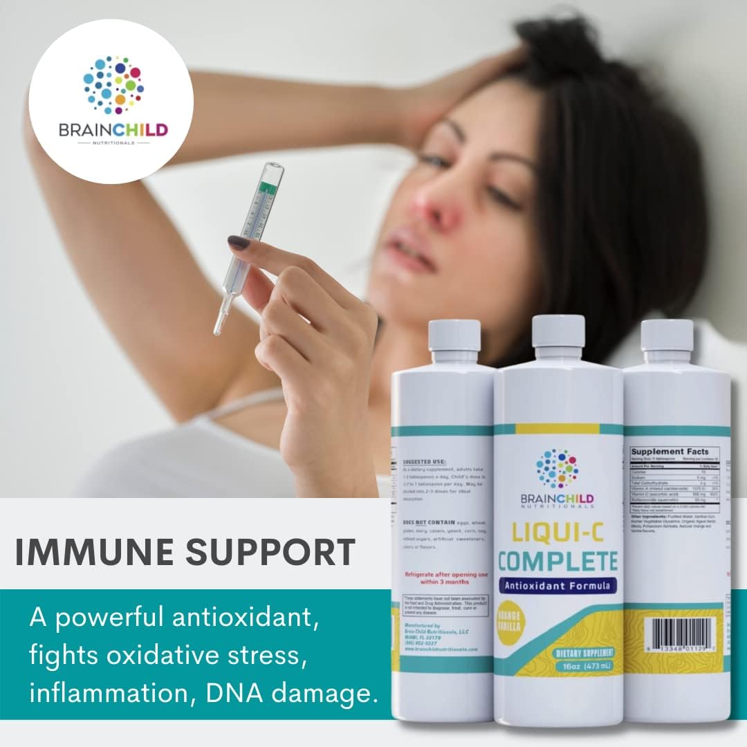 Complete Liquid Multivitamin for Children by BrainChild Nutritionals - Essential Nutrients for Growing Kids