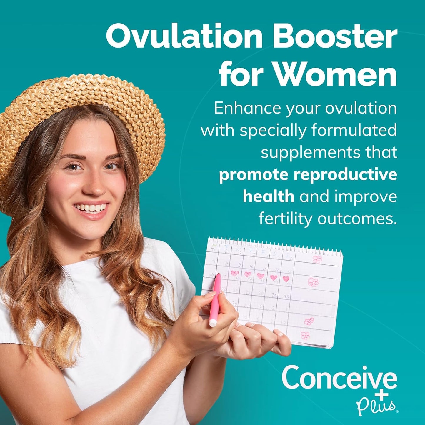 Conceive Plus Ovulation Bundle: 3-Month Supply of Myo-Inositol & D-Chiro Inositol + Fertility Lubricant - PCOS & Hormone Balance Support for Women Trying to Conceive