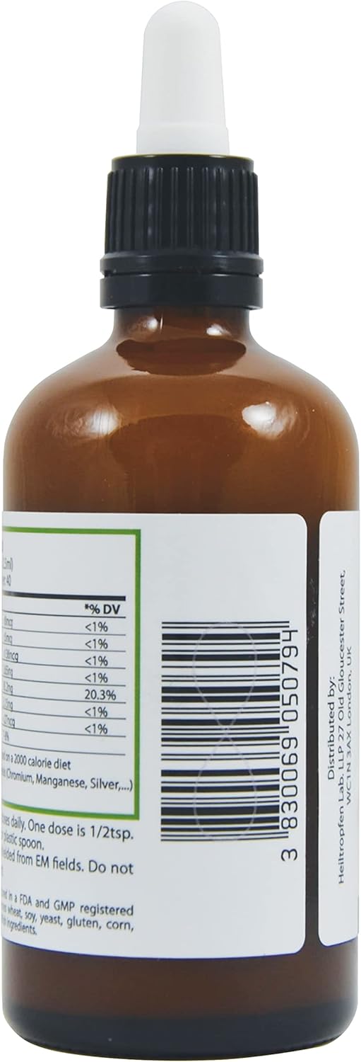 Concentrated Orme Ormus Liquid 3.4 Fl Oz (100 ml) with Atomic Minerals by Heiltropfen®