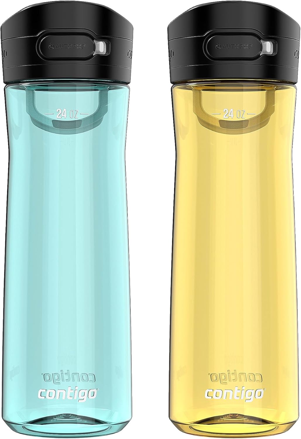 Contigo Jackson 2.0 Water Bottle Bundle - 24 Oz., Leak-Proof, Pack of 2