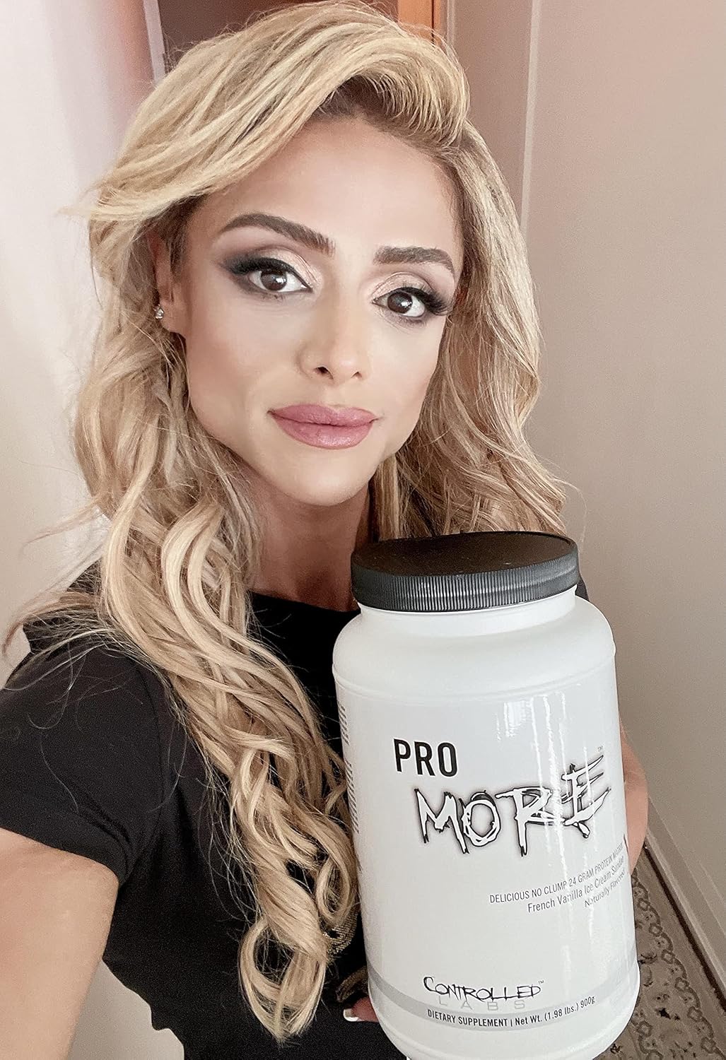 CONTROLLED LABS PROmore Protein Powder - 24g Protein Per Scoop - Premium Smooth-Drink Formula - Sugar-Free - Chocolate & French Vanilla Ice Cream Sundae Flavors - 27 Servings
