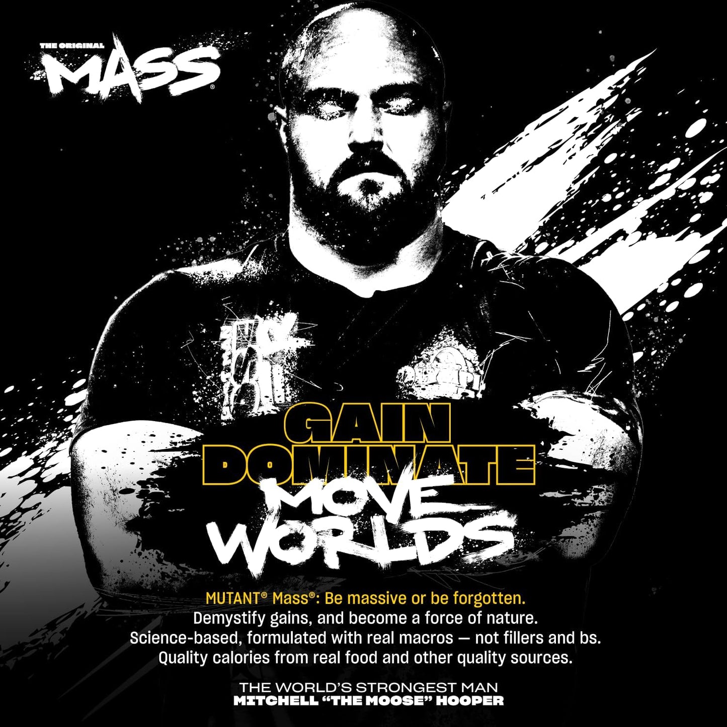 Cookies and Cream Mutant Mass Weight Gainer Protein Powder - 5 Pound - High Calorie Protein Powder for Mass Gain