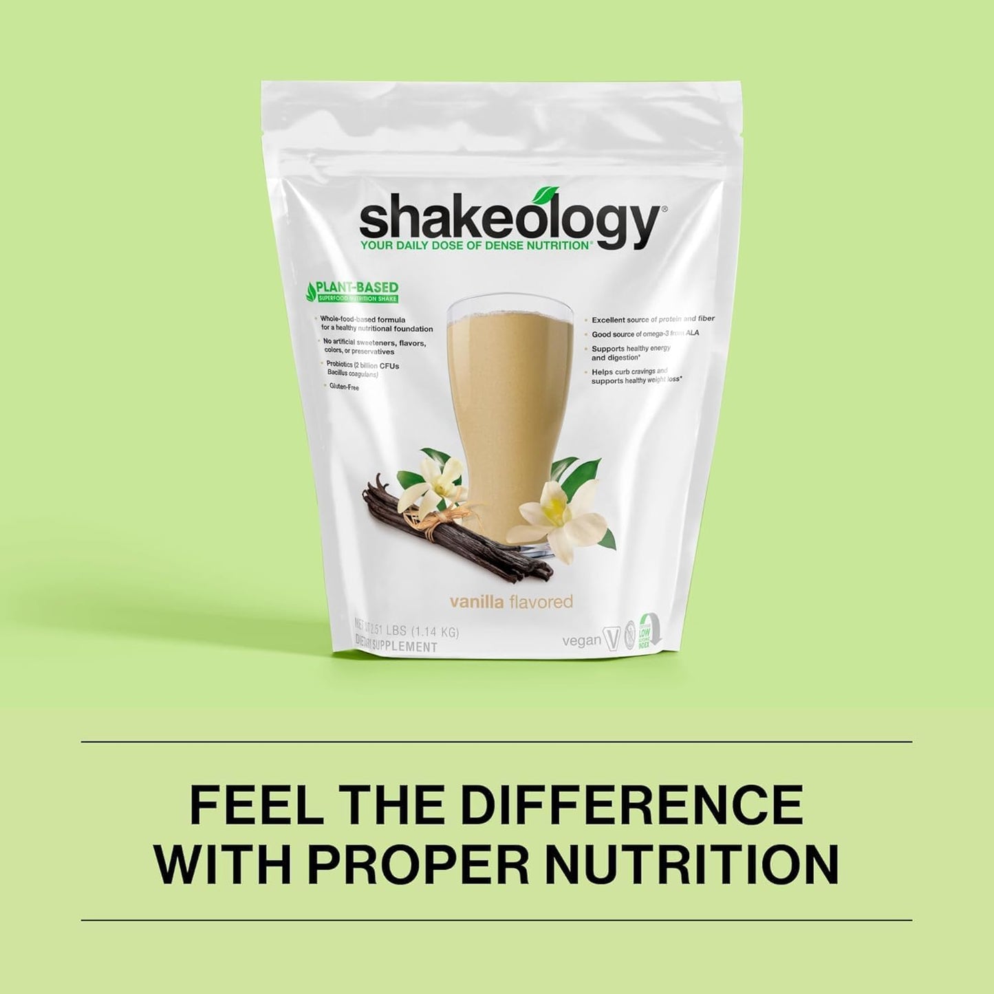 Cookies and Cream Shakeology Vegan Protein Powder - Gluten-Free Superfood Shake for Weight Loss, Muscle Support, Gut Health, Stress Management - 30 Servings