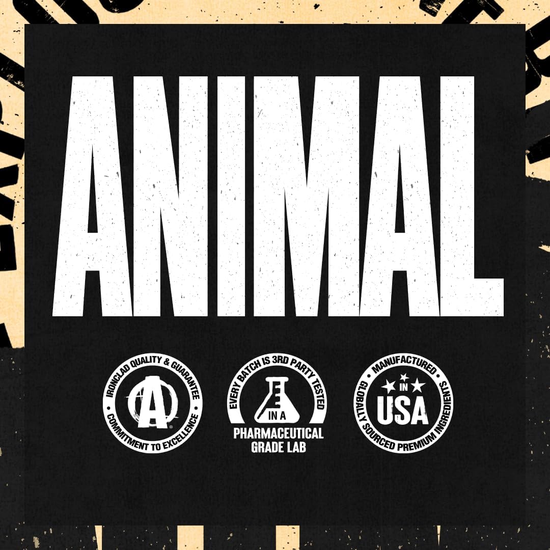 Cookies & Cream Animal Whey Isolate Protein Powder - 25g Protein, Low Sugar, Digestive Enzymes - Muscle Builder & Recovery for Men & Women - Ideal for Pre & Post Workout - 2 lbs