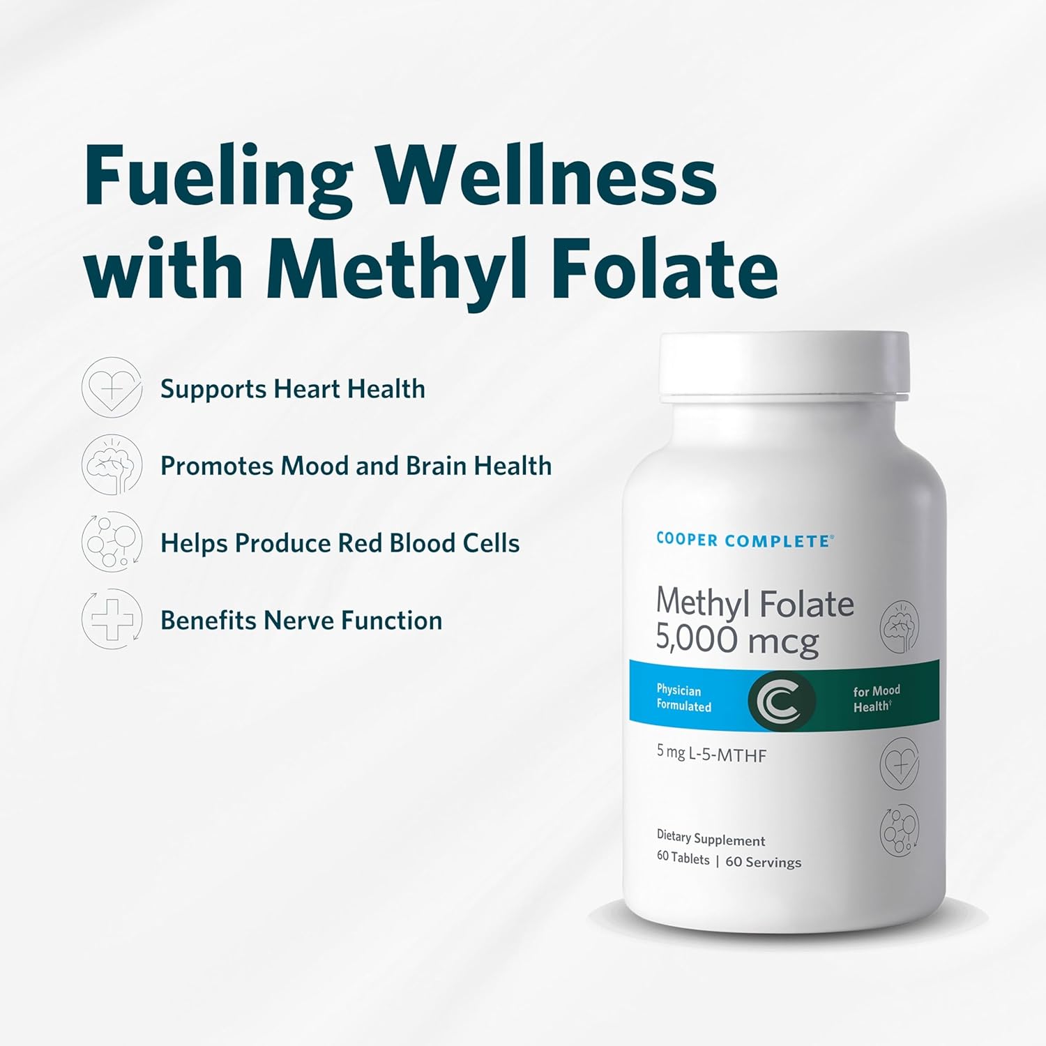 Cooper Complete Methyl Folate 5 mg (5000 mcg) - Single Pack