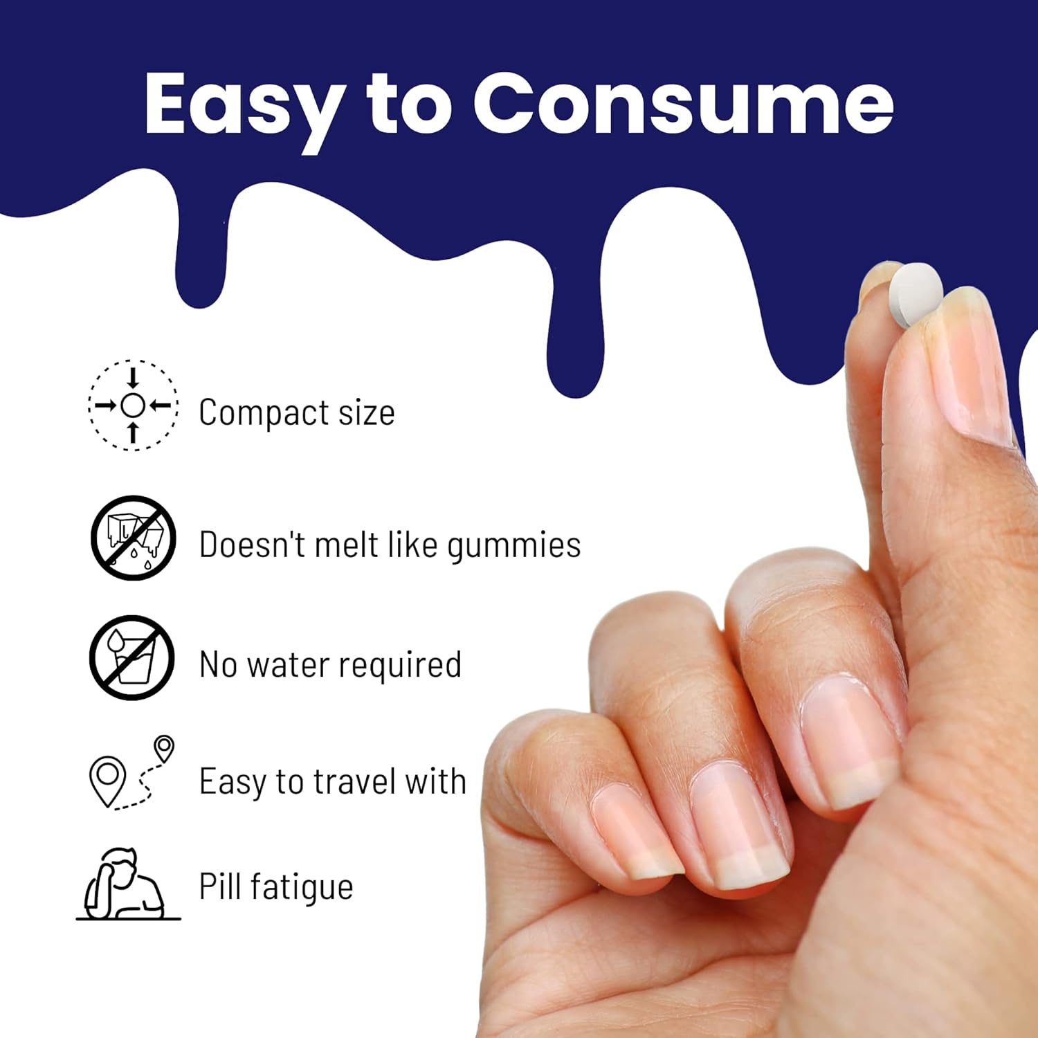 CoQ10 Nutra Meltz Tablets 100mg for Heart Health & Energy - Raspberry Lemon Flavor, 60 Quick Dissolving Tablets