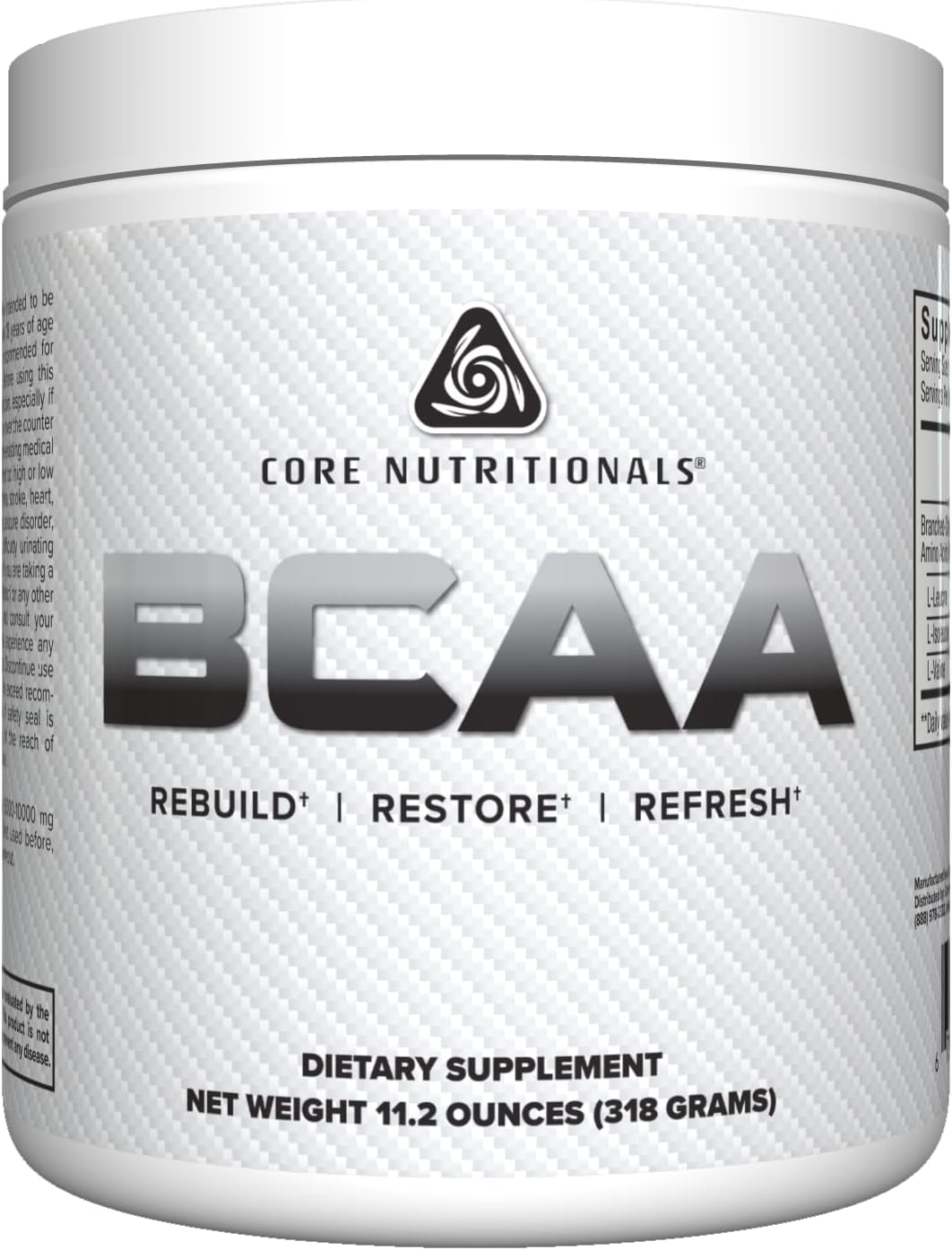 Core Nutritionals BCAA, 5g, 60 Servings, Promotes Muscle Protein Synthesis