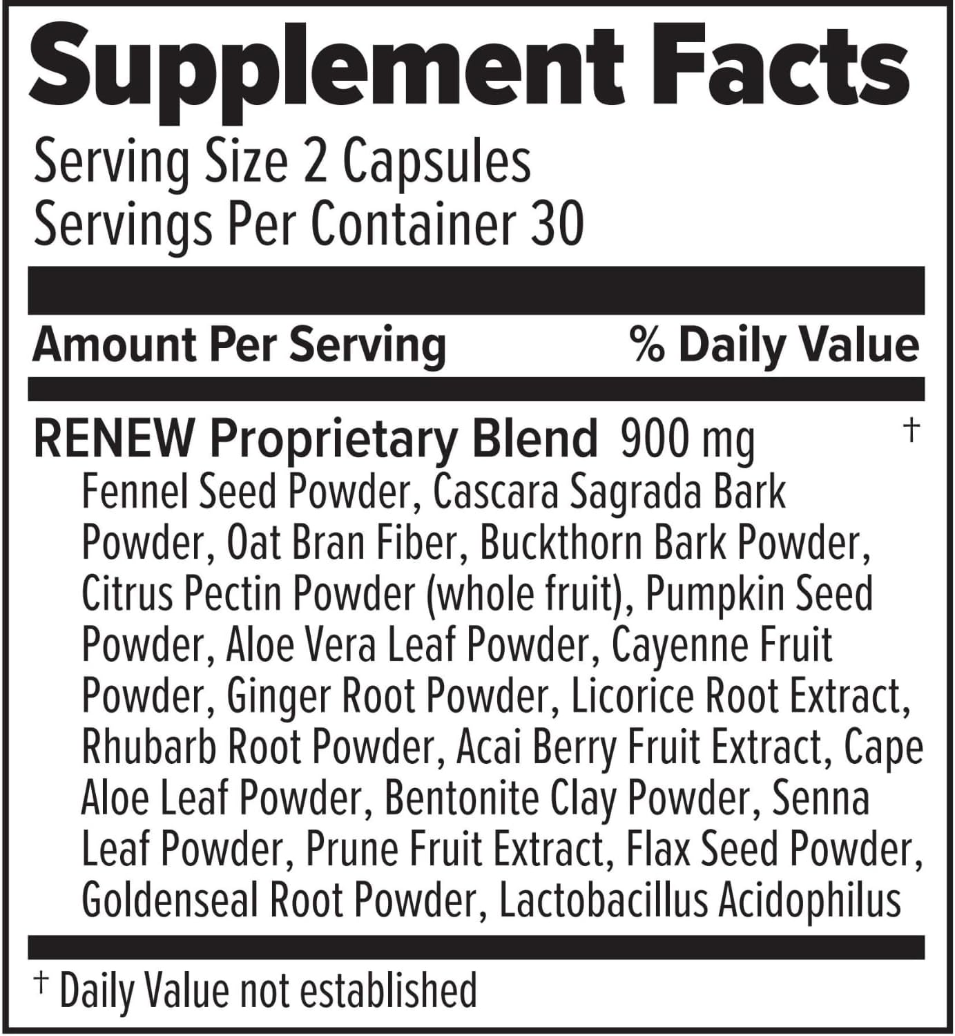 CorVive Renew Cleanse Supplement - 30 Servings, 60 Capsules, Unflavored Formula for Detox and Cleanse