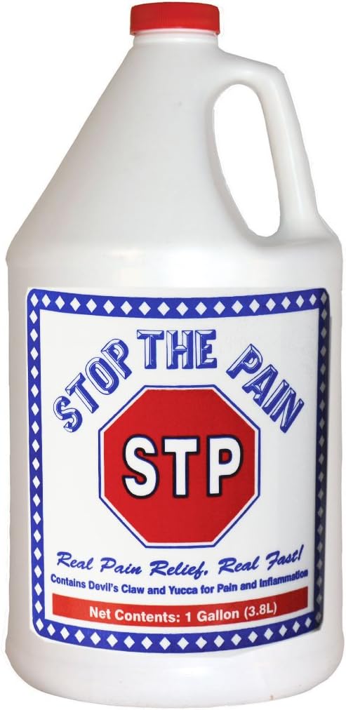 Cox Veterinary Labs STP Stop The Pain Gallon - 128 oz Size for Pain Relief