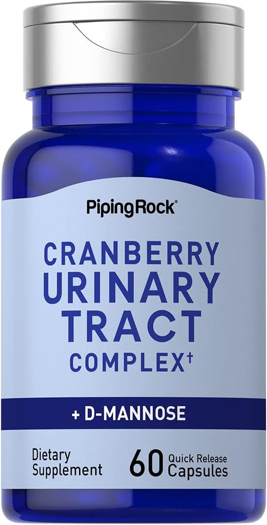 Cranberry Complex & Probiotic Blend Capsules for Women's Urinary Tract Health | 60 ct | Advanced Formula | Non-GMO, Gluten Free