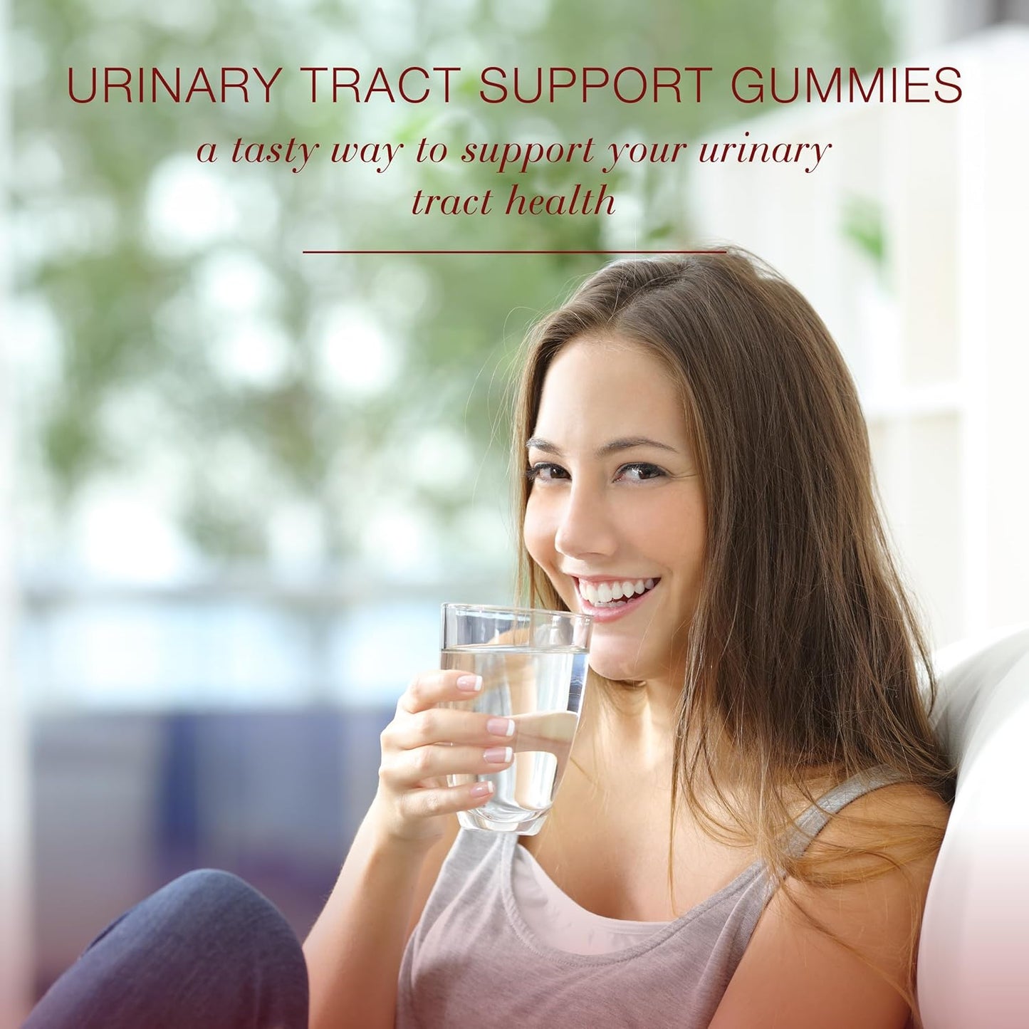 Cranberry Gummies for Women - Urinary Tract Support with Cran Berry & Sour Cherry - 60 Count