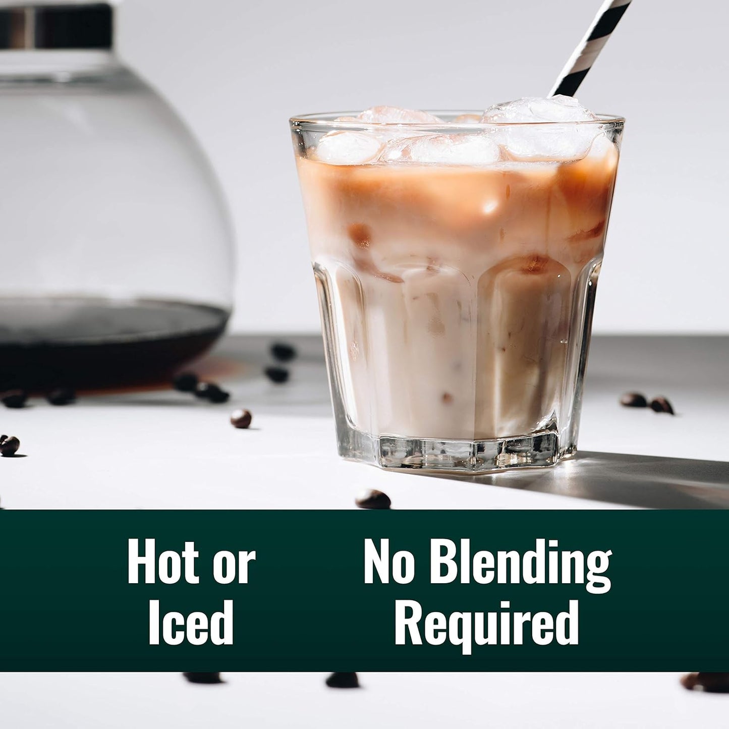 Creamy Vanilla MCT Oil for Low-Carb Keto Coffee, Smoothies & Shakes - Non Dairy, Emulsified MCTs - Instant Mix - 16 Oz Bottle