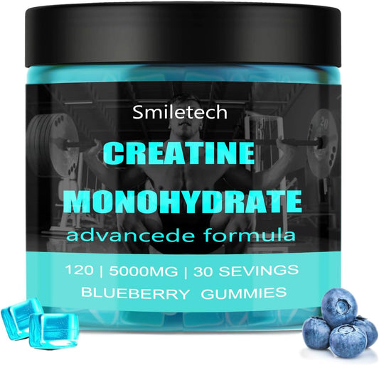 Creatine Gummy Supplement for Muscle Strength & Energy Boost - 120 Gummies