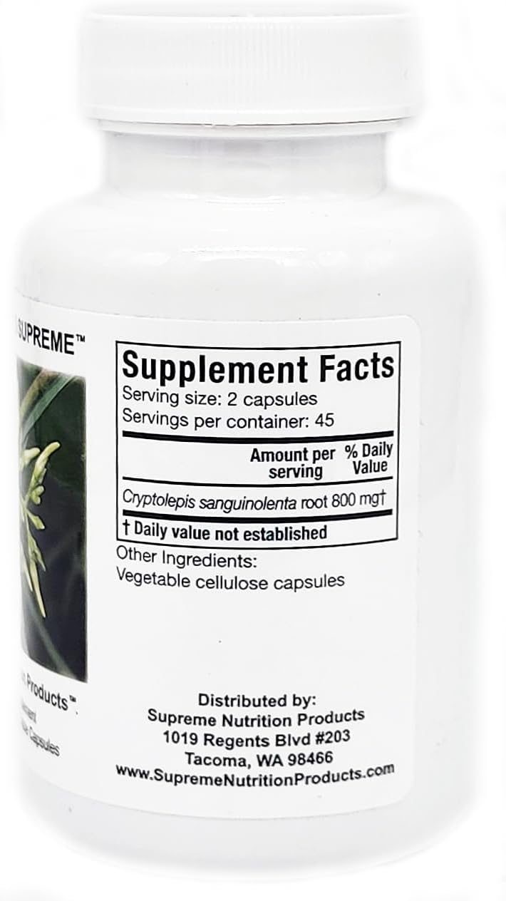 Cryptolepis Supreme: Premium Nutrition with 90 Pure Vegetarian Capsules