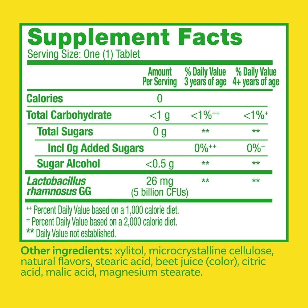 Culturelle Kids Chewable Probiotic, Ages 3+, Pediatrician-Recommended, Berry Flavor, Daily Digestive & Immune Support, 2 Month Supply